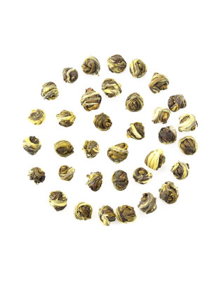 Thé vert parfumé Jasmine Dragon Pearl (Moli Longzhu)