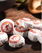 Mini gâteau au thé Puerh mûr Meng Hai