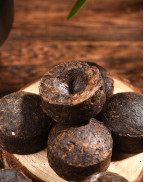 Mini gâteau au thé Puerh mûr Meng Hai classique