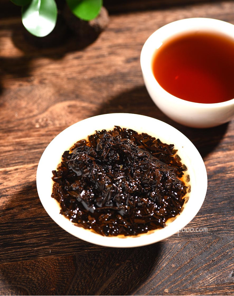 Mini gâteau au thé Puerh mûr Meng Hai classique