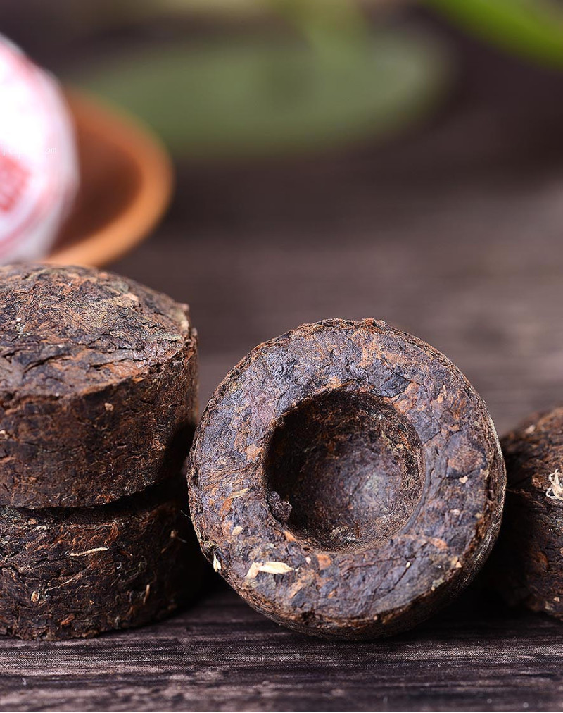 Meng Hai Nuomi Xiang (parfum riz gluant) Mini Ripe Puerh Tuocha