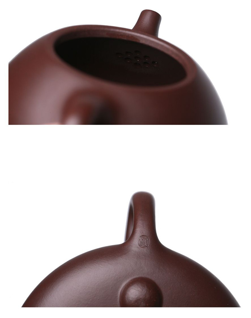 Théière classique en argile violette Jingzhou Shipao