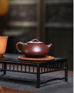 Théière classique en argile violette Jingzhou Shipao
