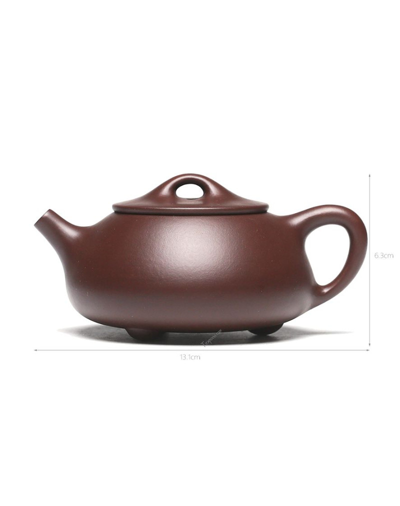 Théière classique en argile violette Jingzhou Shipao