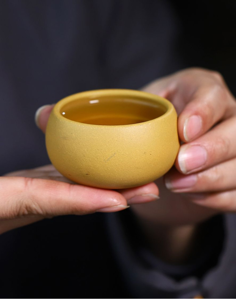 Tasse à thé Gongfu en argile violette Golden Duan Ni