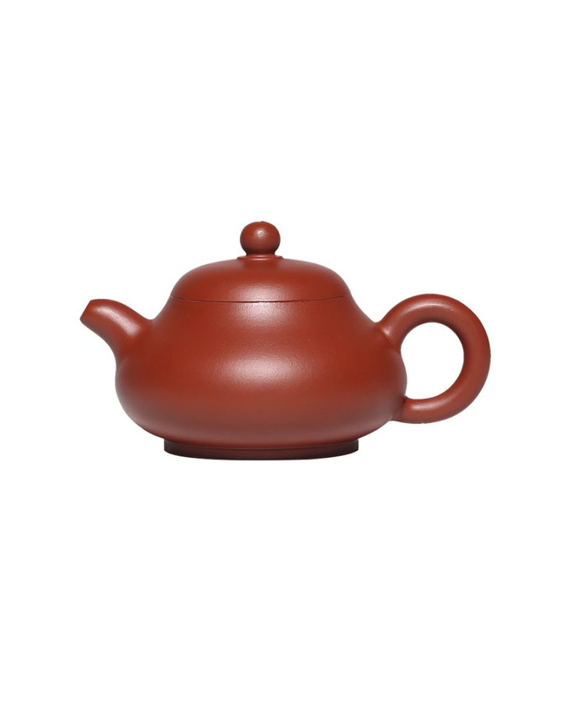 Élégante théière en poire en argile rouge Da Hong Pao