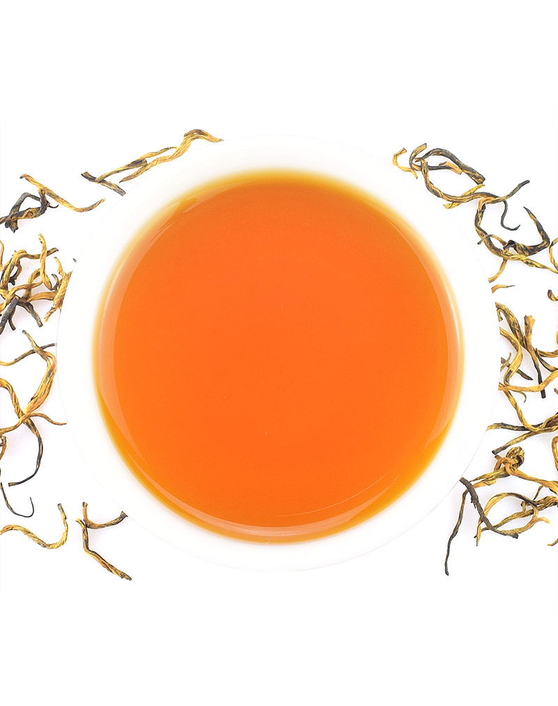 Thé aux bourgeons pour sourcils Golden Steed (Jin Jun Mei)