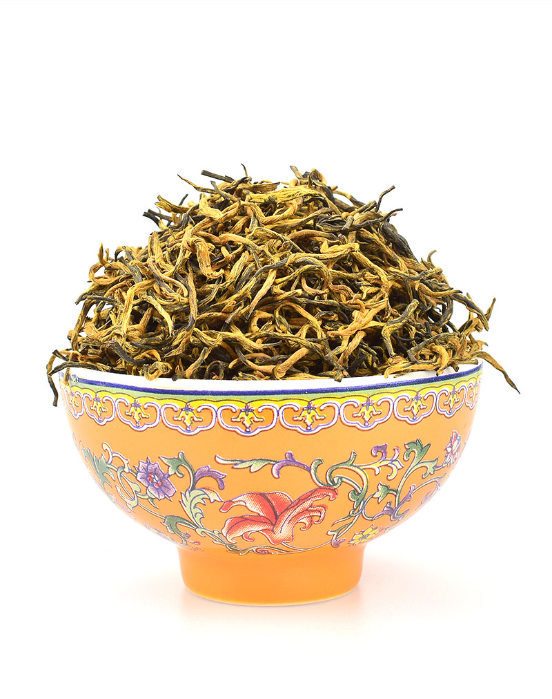 Thé aux bourgeons pour sourcils Golden Steed (Jin Jun Mei)