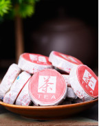 Gâteau au thé Pu'erh mûr Meng Hai Yi Zi