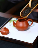 Théière en argile violette Mini Poire Zhu Ni