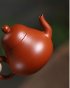Théière en argile violette Mini Poire Zhu Ni