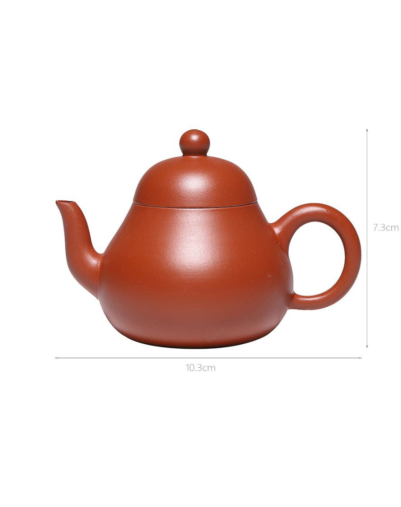 Théière en argile violette Mini Poire Zhu Ni
