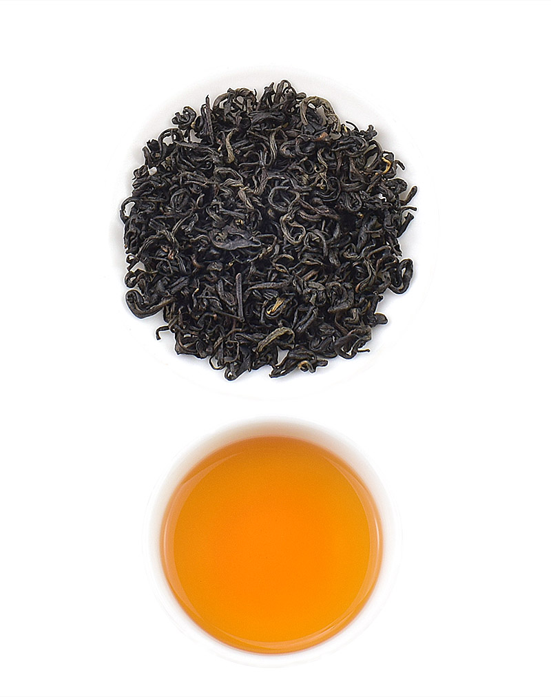 Thé noir aromatique d'escargot Keemun de qualité supérieure