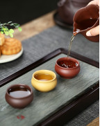 Tasse à thé Gongfu en argile violette faite à la main