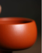 Tasse à thé ronde Da Hong Pao en argile violette Weiqi Box