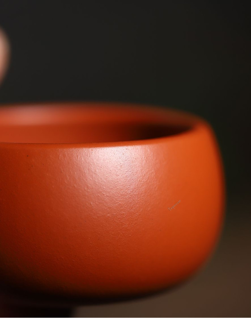 Tasse à thé ronde Da Hong Pao en argile violette Weiqi Box