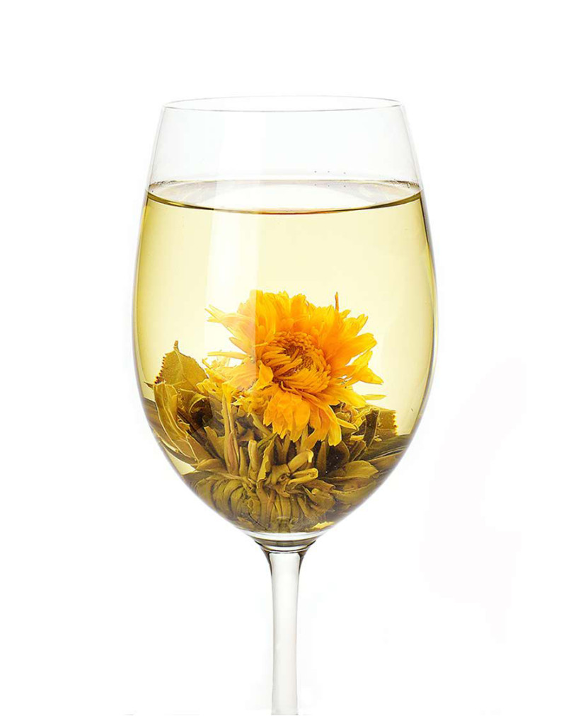 Thé fleuri au calendula argenté
