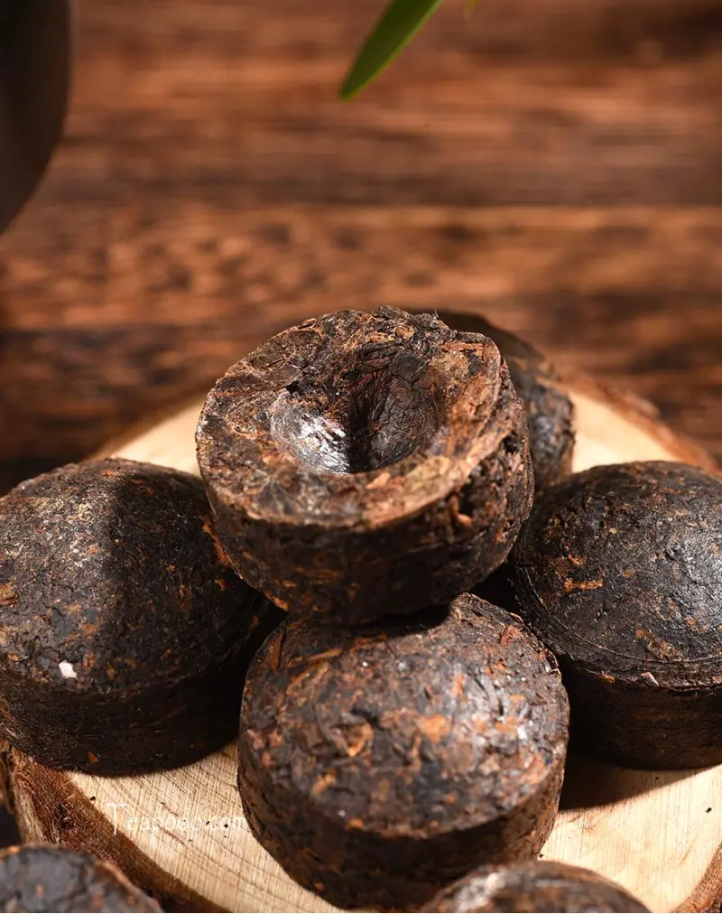 Mini gâteau au thé Puerh mûr Meng Hai classique
