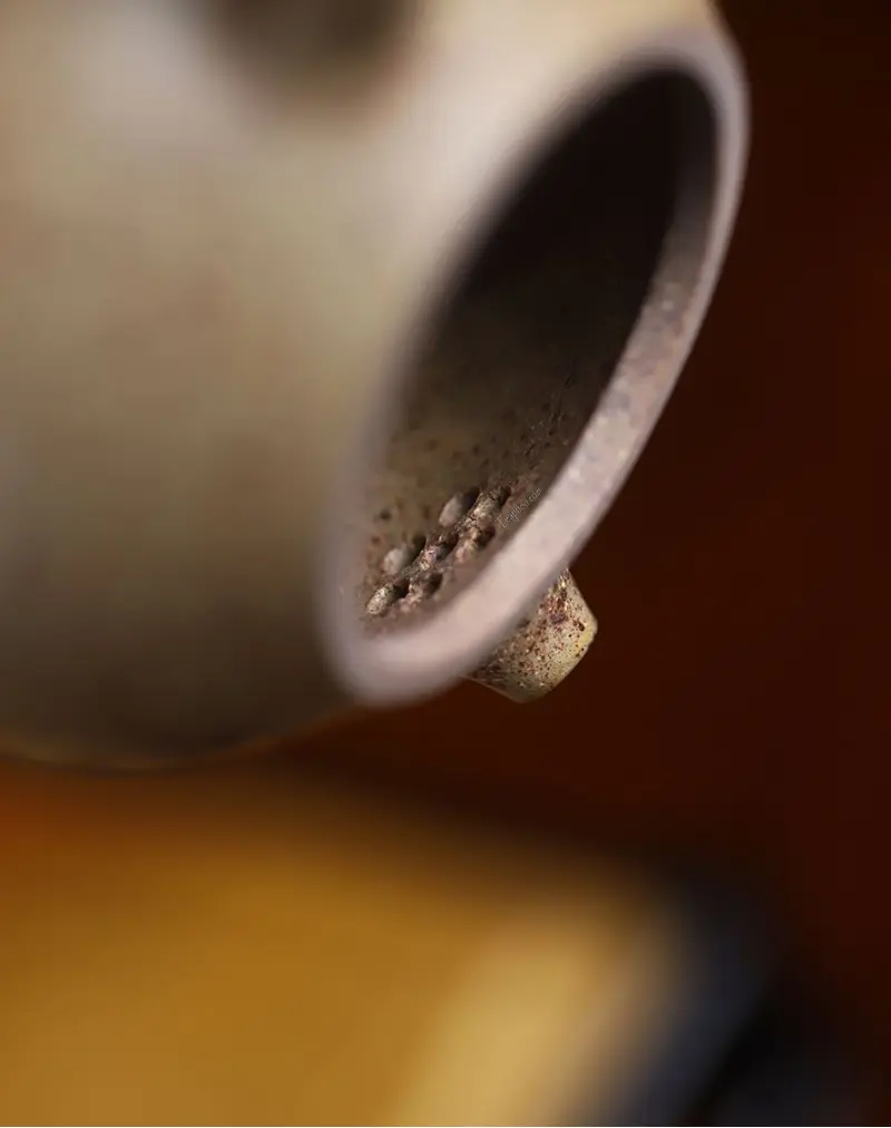Pot Wen Dan en argile blanche à haute température (Bai Duan)