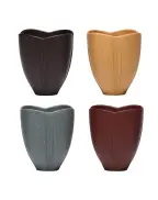 Tasse parfumée au thé à l'argile violette pétale de lotus