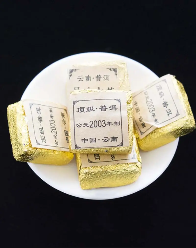 Pu-erh affiné en mini brique