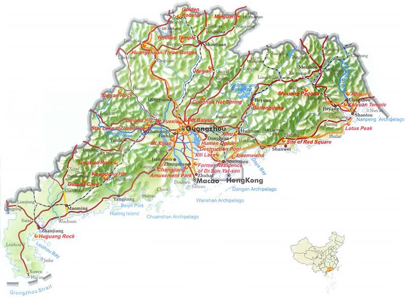 Province de Guangdong Province de Guangdong