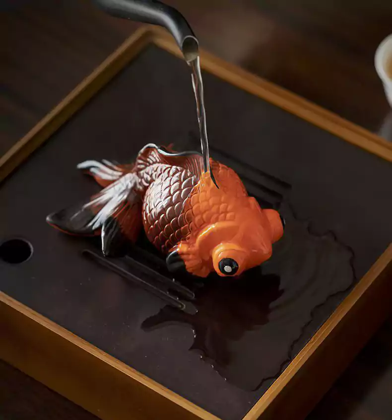 Thé au poisson rouge pour animaux de compagnie Thé au poisson rouge pour animaux de compagnie