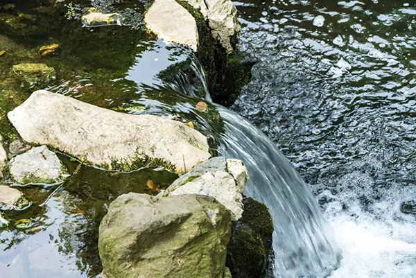 Eau de source de montagne