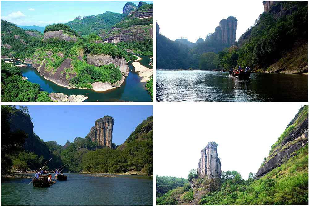 Topographie du mont Wuyi Topographie du mont Wuyi