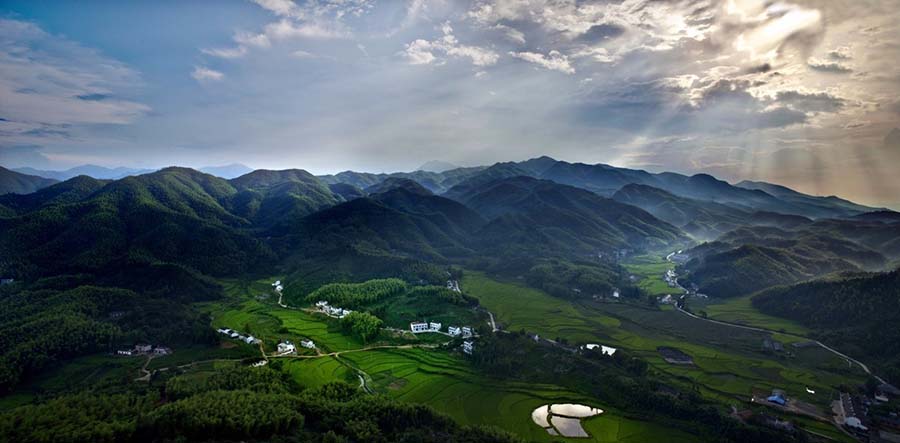 Paysage du comté de Huoshan Paysage du comté de Huoshan