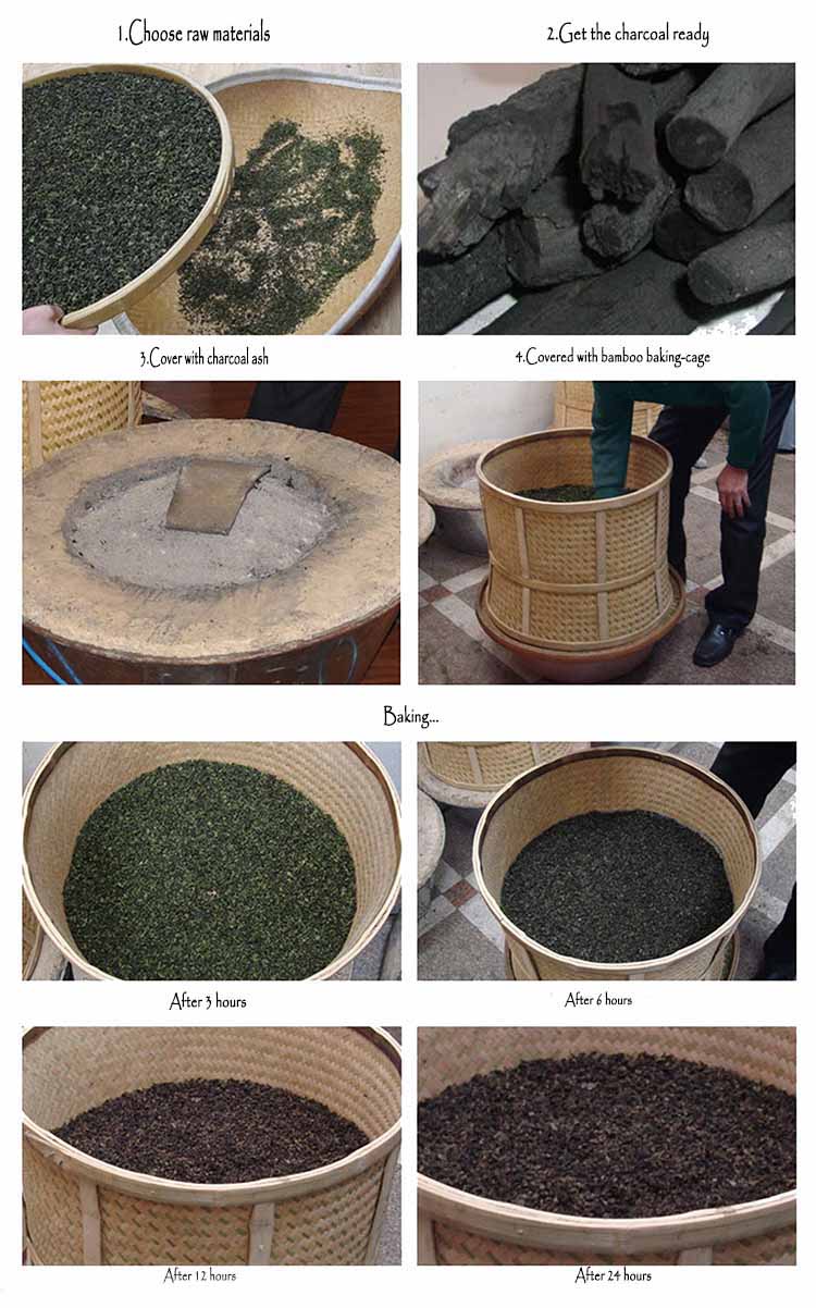 Étapes de fabrication du Tie Guan Yin rôti Étapes de fabrication du Tie Guan Yin rôti